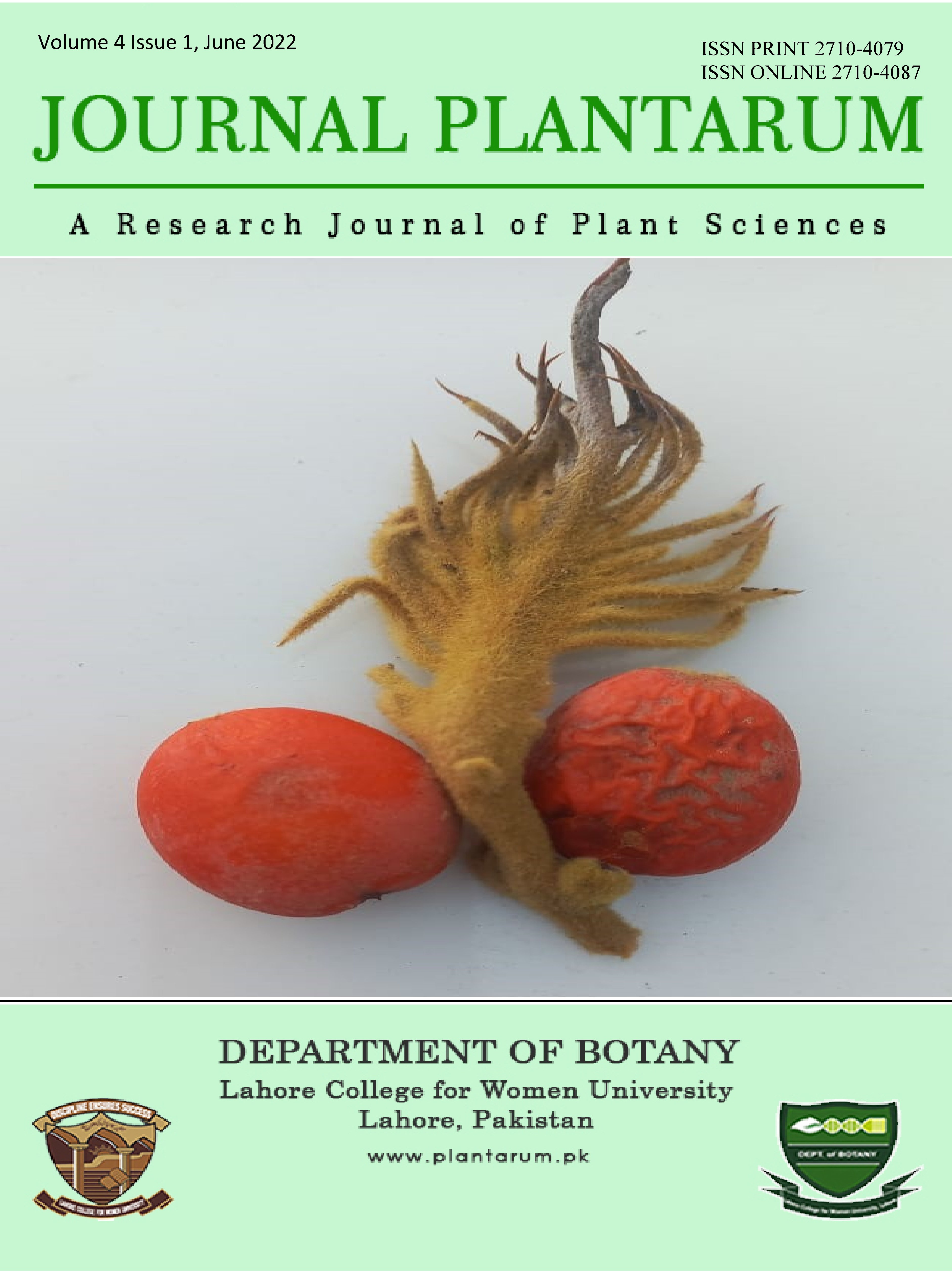 					View Vol. 4 No. 1 (2022): Journal Plantarum
				